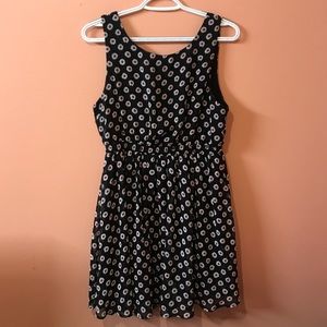 Daisy Babydoll Black Dress